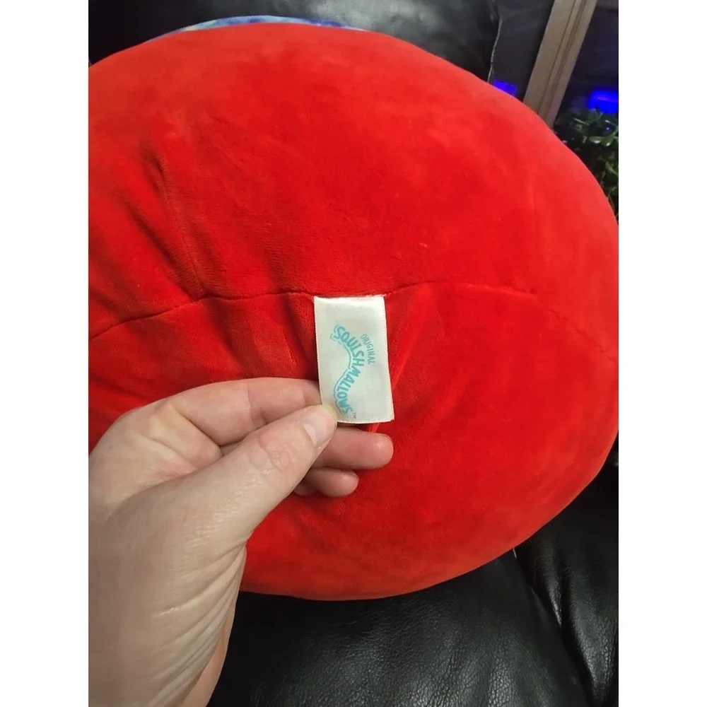 Rare Retired Indie the Hermit Crab Squishmallow Large 24 Inch Red‎ With Blue